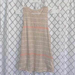Lululemon striped open back tank top